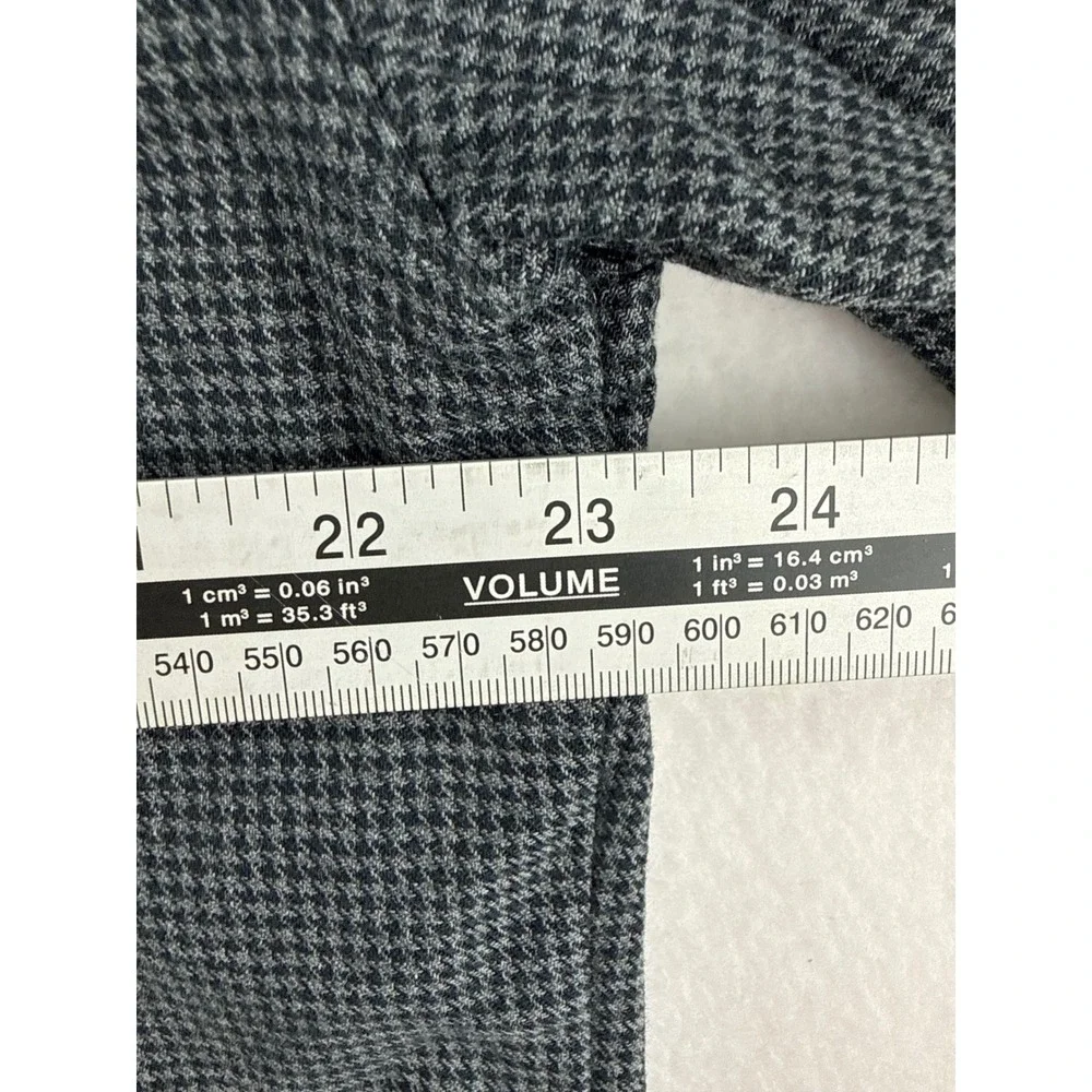 LL Bean Button Down Shirt Mens Large Tall Gray Cotton Traditional Fit Check